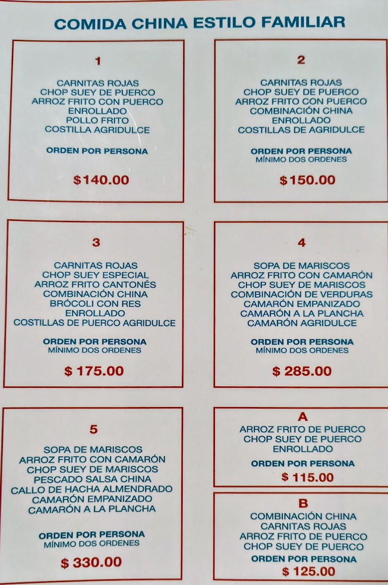 Restaurant Choy Li Yuan Menu - Image 2