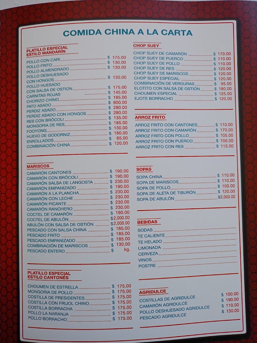 Restaurant Choy Li Yuan Menu - Image 3