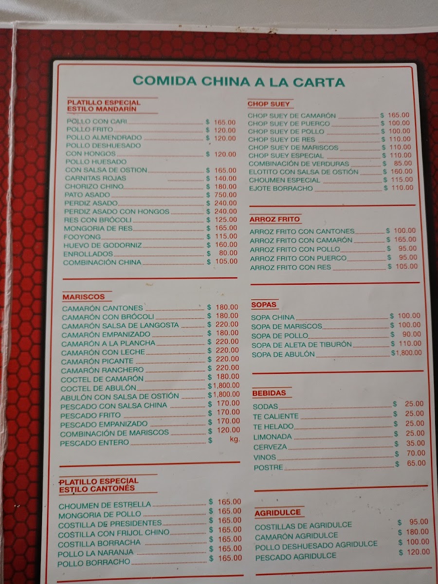 Restaurant Choy Li Yuan Menu - Image 6